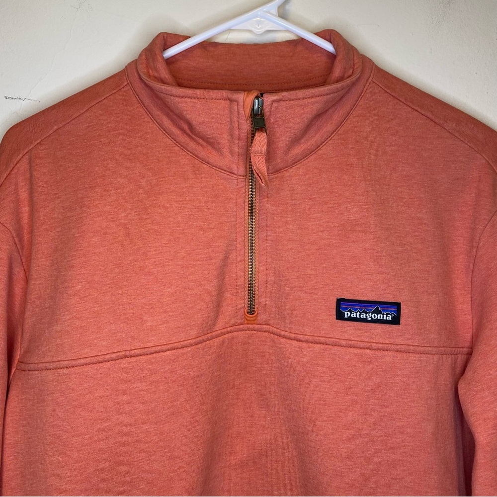 PATAGONIA Ahnya Quarter Zip Pullover in Rock Melon Orange Sz Medium 42150 - Picture 2 of 11